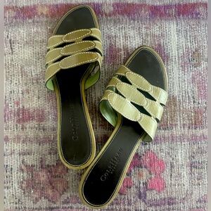 Groovy Cole Haan resort green sandal